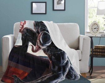 HUGE BEST PRICE Venom Blanket Fleece Travelling  Birthday Gifts Mothers Fathers Day