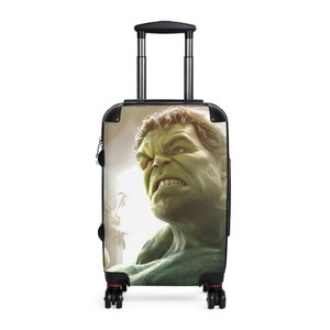 Hulk Suitcase Cabin Luggage Travelling Avengers Super Hero Gifts Birthday Anniversary
