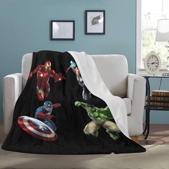 Iron man fleece blanket sale