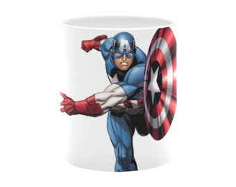 Captain America Shield Becher Tasse Geburtstag Geschenke Mutter Vatertag