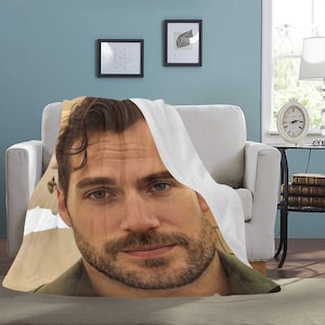HUGE BEST PRICE Henry Cavill Blanket Throw Large Fleece Travelling  Birthday Gifts Mothers Fathers Day