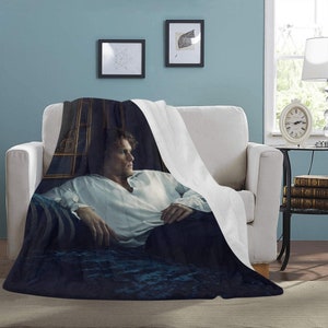 HUGE BEST PRICE Sam Heughan Blanket Fleece Travelling Birthday Gifts Mothers Fathers Day