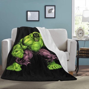 HUGE BEST PRICE Hulk Blanket Fleece Travelling Avengers Super Hero Birthday Gifts Mothers Fathers Day Day