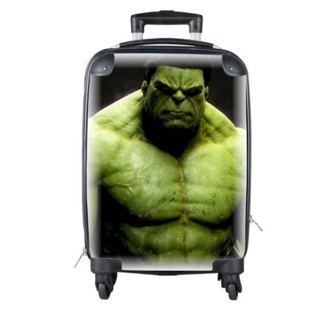 Hulk Suitcase Cabin Luggage Travelling Avengers Super Hero Gifts