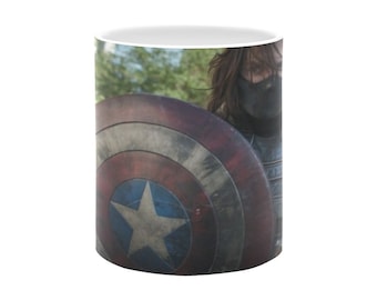 Sebastian Stan Captain America Shield Becher Tasse Geburtstag Geschenke Mutter Vatertag