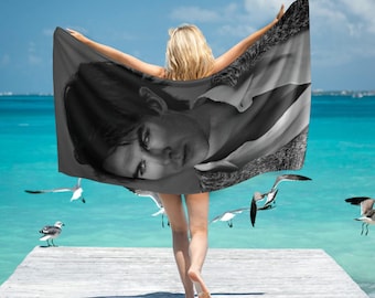 HUGE BEST PRICE Ian Somerhalder Beach Towel  Camping Summer Birthday Gifts Mothers Fathers Day