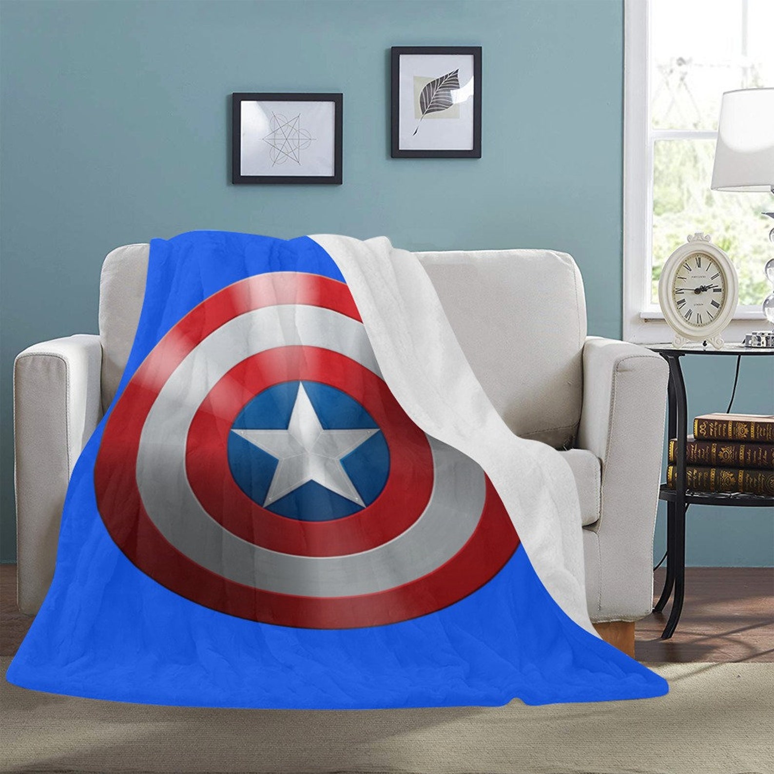 13.  Captain America Blanket