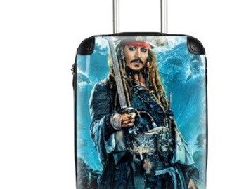Johnny Depp Suitcase Jack Sparrow Cabin Travelling  Gifts Birthday Mothers Day Fathers Day