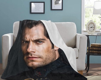 HUGE BEST PRICE Henry Cavill Blanket Fleece Travelling  Birthday Gifts Mothers Fathers Day