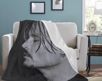 HUGE BEST PRICE Johnny Depp Blanket Jack Sparrow Fleece Travelling  Birthday Gifts Mothers Fathers Day