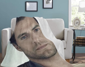 HUGE BEST PRICE Henry Cavill Blanket Fleece Travelling  Birthday Gifts Mothers Fathers Day