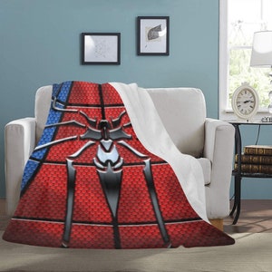 HUGE BEST PRICE Spiderman Blanket Fleece Travelling  Birthday Gifts Anniversary Valentines Day