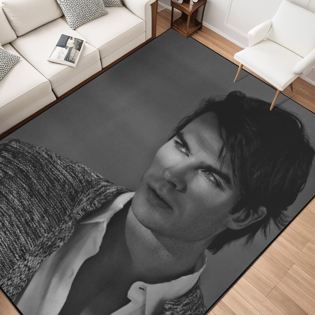 Ian Somerhalder Area Rug Big Birthday Gifts Anniversary Valentines Day ...