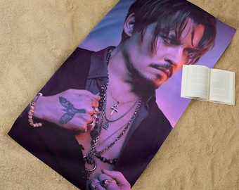 HUGE BEST PRICE Johnny Depp Towel Jack Sparrow Travelling Camping Summer Birthday Gifts Mothers Fathers Day