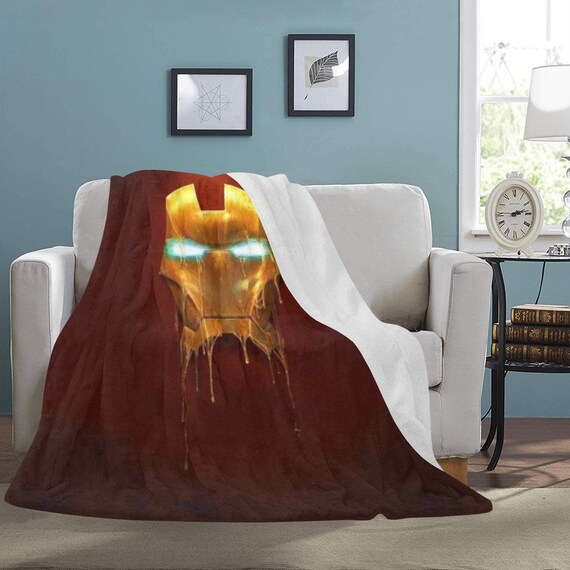 Iron man fleece blanket sale