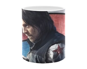 Sebastian Stan Captain America Shield Becher Tasse Geburtstag Geschenke Mutter Vatertag
