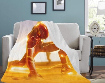 Iron man throw blanket sale