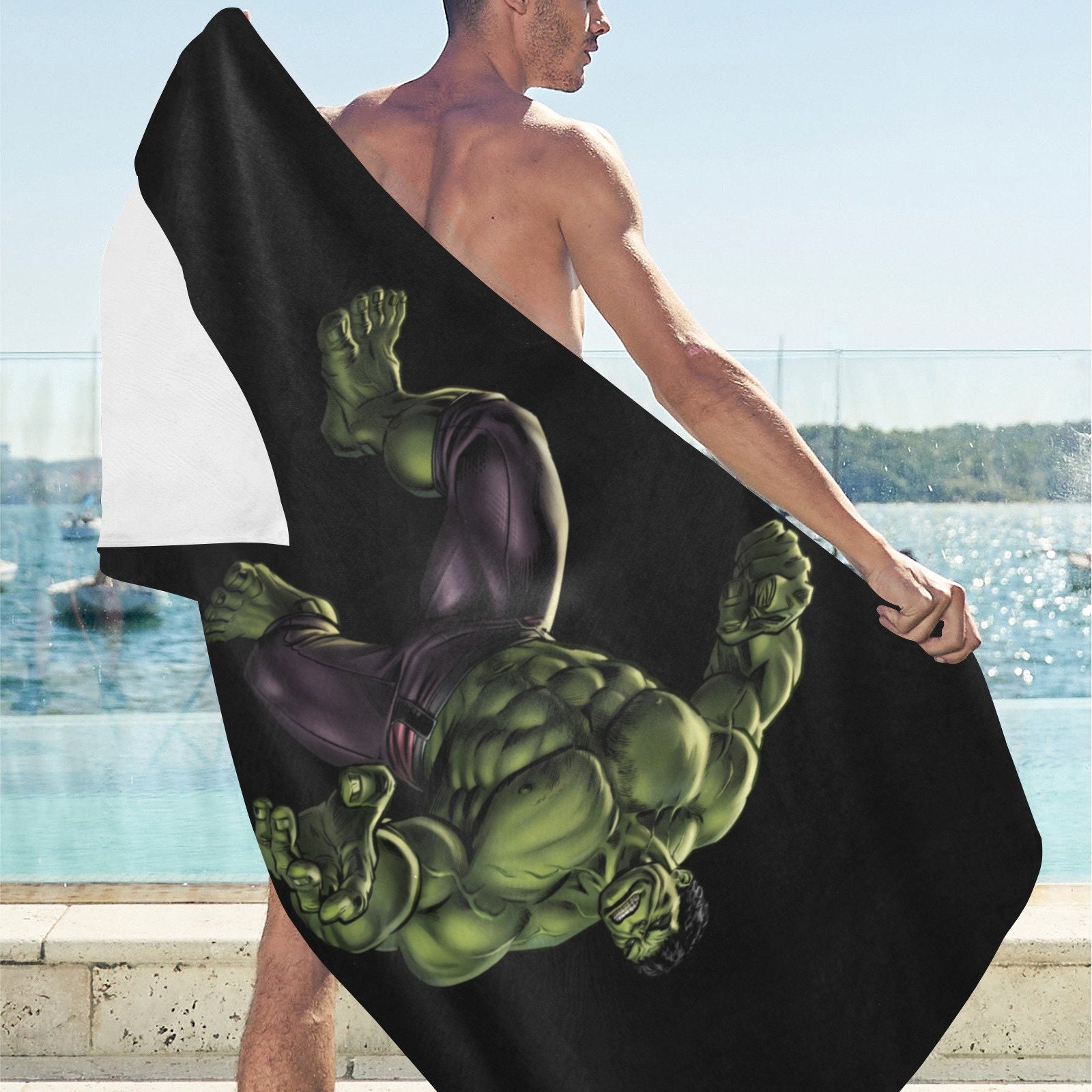 Hulk hotsell hooded towel