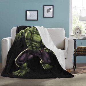 HUGE BEST PRICE Hulk Blanket Fleece Travelling Avengers Super Hero Birthday Gifts Mothers Fathers Day Day