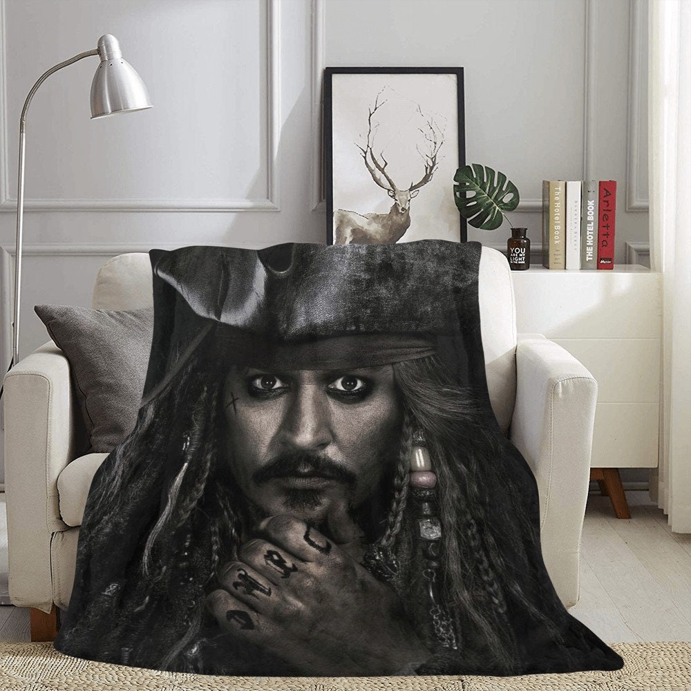 Johnny Depp Blankets Etsy