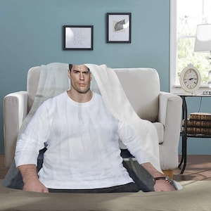HUGE BEST PRICE Henry Cavill Blanket Throw Large Fleece Travelling  Birthday Gifts Mothers Fathers Day