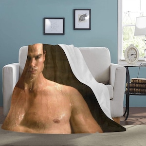 HUGE BEST PRICE Ian Somerhalder Blanket Fleece Travelling Birthday Gifts Valentines Day
