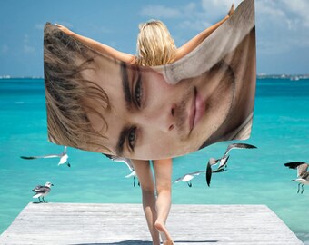HUGE BEST PRICE Ian Somerhalder Beach Towel  Camping Summer Birthday Gifts Mothers Fathers Day