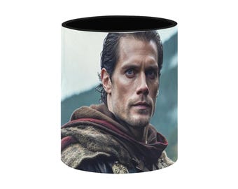 Henry Cavill Highlander Mug – Custom Ceramic Coffee Cup 11oz | Personalized Gift for Movie Fans | Fantasy Hero Fan Mug