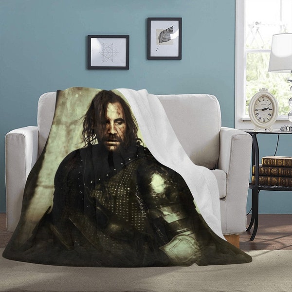 MIGLIOR PREZZO ENORME Sandor Clegane Coperta in pile da viaggio Regali di compleanno di supereroi San Valentino