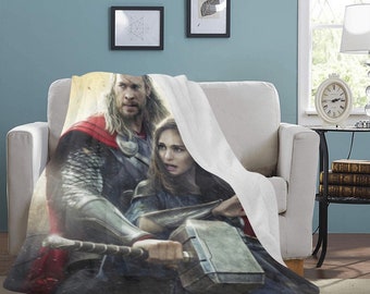 Thor Jane Foster Blanket Fleece Travelling   Birthday Valentines Gifts Anniversary Home Decoration Travelling