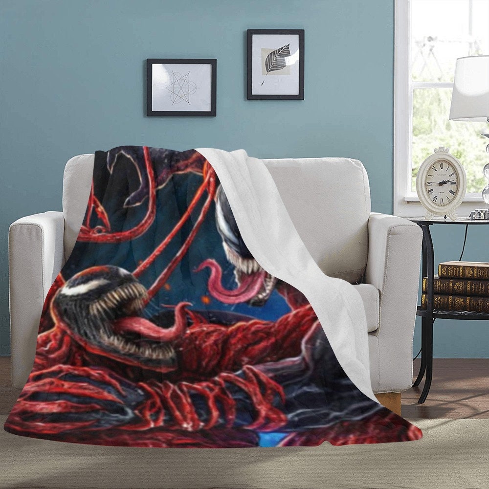 Details about   Venom Personalised Throw Blanket Warm Soft Bed Sofa Fleece Kids Birthday Gift 
