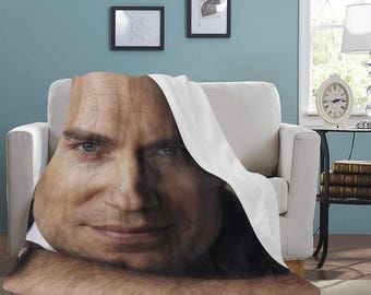 HUGE BEST PRICE Henry Cavill Blanket Fleece Travelling  Birthday Gifts Mothers Fathers Day