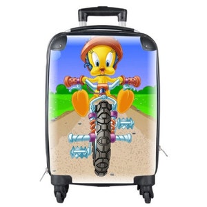 Maleta de Tweety Bird para viajar en cabina, dibujos animados, regalos, cumpleaños, día de la madre, día del padre