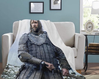 HUGE BEST PRICE Sandor Clegane Blanket Fleece Travelling Super Hero Birthday Gifts Valentines Day