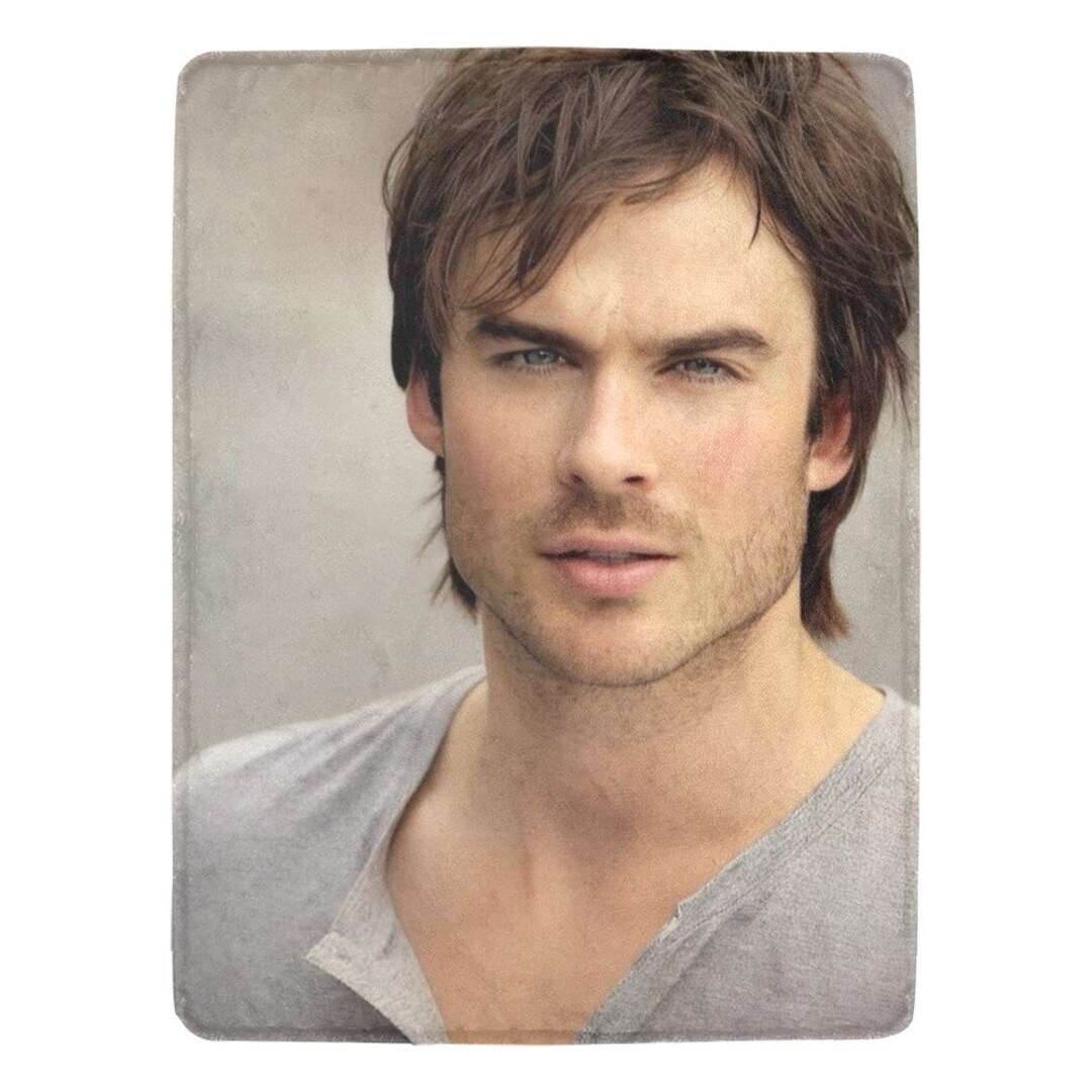 HUGE BEST PRICE Ian Somerhalder Blanket Fleece Travelling Birthday
