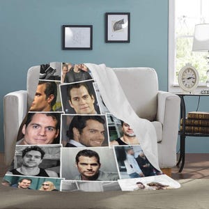 HUGE BEST PRICE Henry Cavill Blanket Throw Large Fleece Travelling  Birthday Gifts Mothers Fathers Day