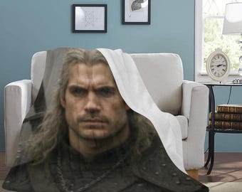 HUGE BEST PRICE Henry Cavill Blanket Fleece Travelling  Birthday Gifts Mothers Fathers Day