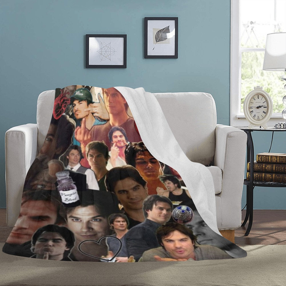 Ian Somerhalder Blanket Etsy Canada