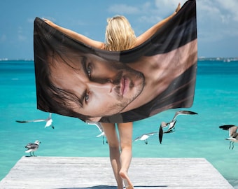 HUGE BEST PRICE Ian Somerhalder Beach Towel  Camping Summer Birthday Gifts Mothers Fathers Day