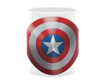 Captain America Shield Becher Tasse Geburtstag Geschenke Mutter Vatertag