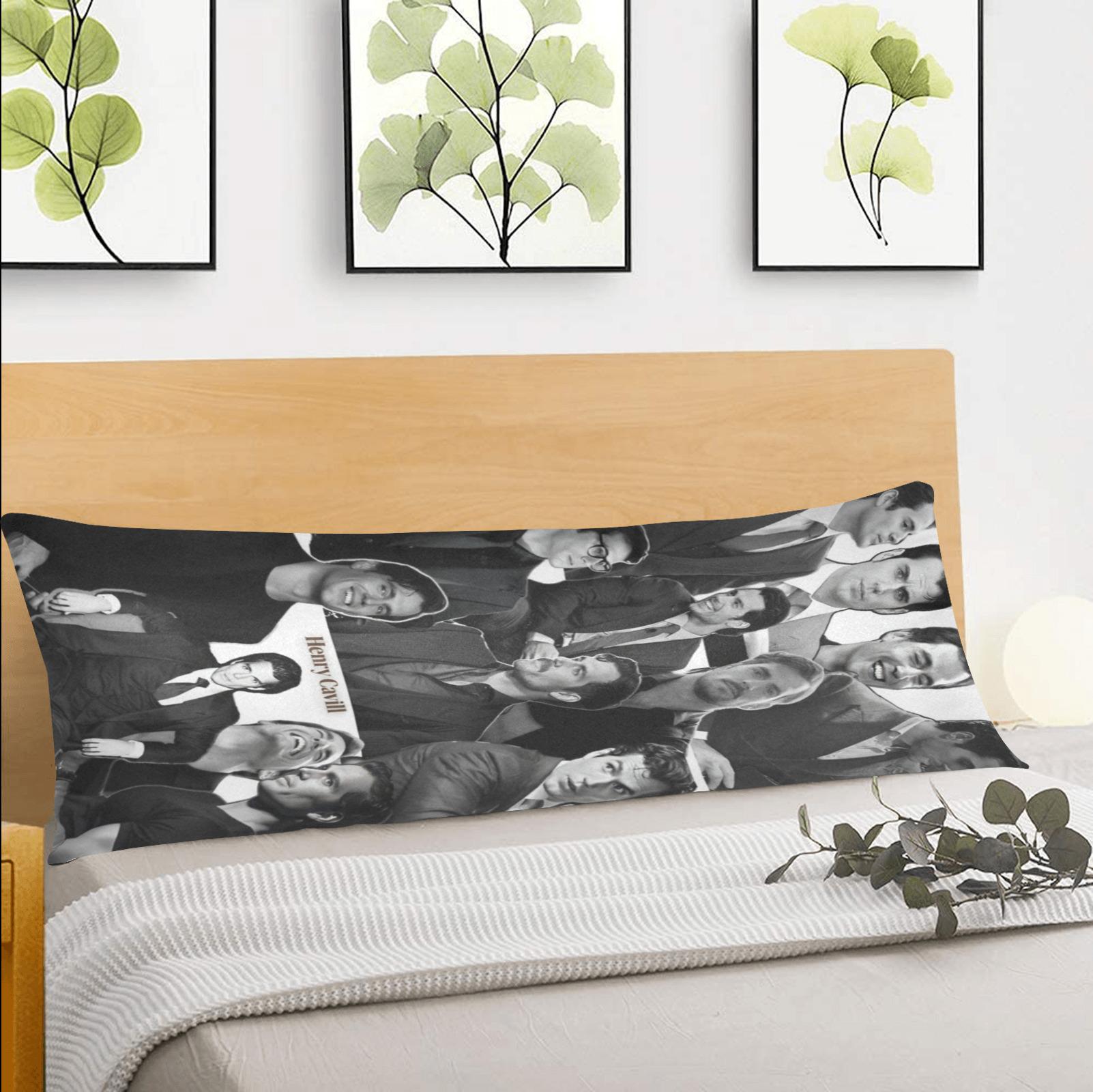 Henry Cavill Photo Collage Pillowcase – Soft Cushion Cover, 40x40 Cm, Multicolor
