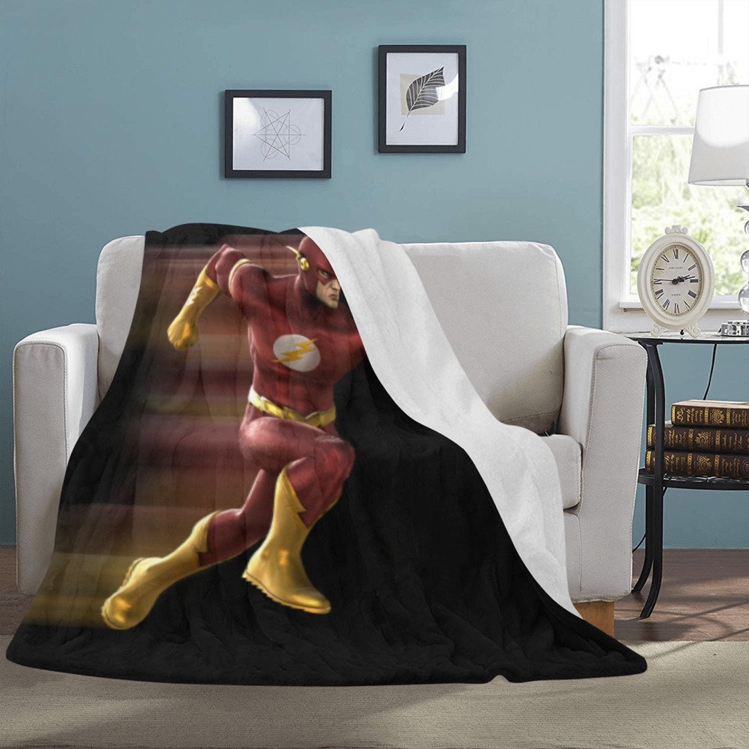 HUGE BEST PRICE Flash Blanket Fleece Travelling Super Hero Birthday Gifts Fathers Mothers Day Etsy Canada