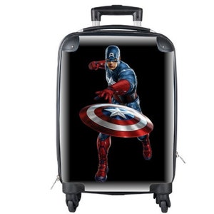 Capitán América Escudo maleta cabina viajando super héroe | Etsy España