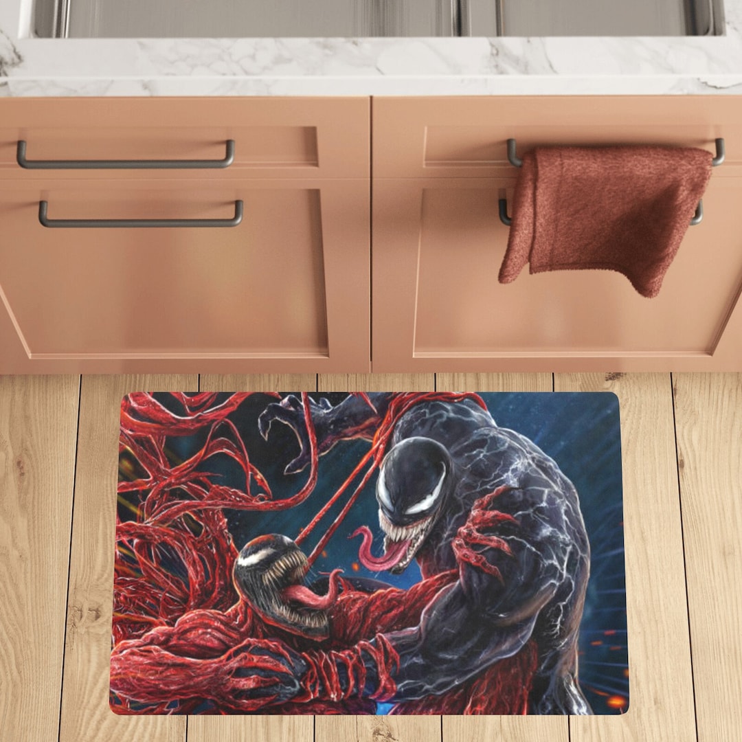Venom Kitchen Mat Rubber Material Birthday Gifts Anniversary Valentines ...