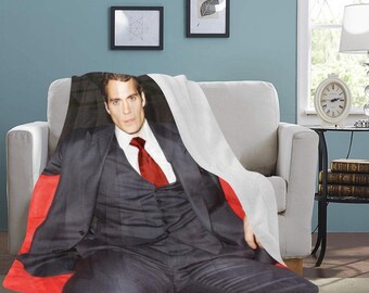 HUGE BEST PRICE Henry Cavill Blanket Fleece Travelling  Birthday Gifts Mothers Fathers Day