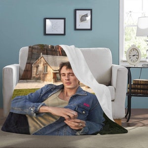 HUGE BEST PRICE Drew Starkey Blanket Fleece Rafe Cameron Travelling Actor Birthday Gifts