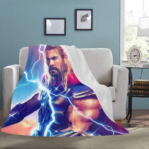 HUGE BEST PRICE Thor Blanket Fleece Travelling Avengers Super Hero