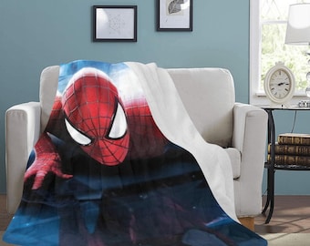 HUGE BEST PRICE Spiderman Blanket Fleece Travelling  Birthday Gifts Anniversary Valentines Day