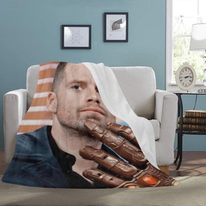 HUGE BEST PRICE Winter Soldier Blanket Fleece  Sebastian Stan Travelling  Birthday Gifts Anniversary