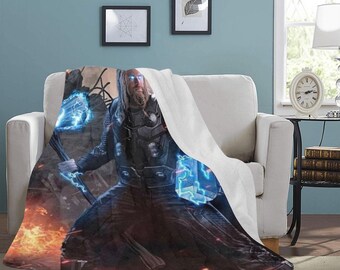 HUGE BEST PRICE Thor Blanket Fleece Travelling   Birthday Gifts Anniversary Home Decoration Travelling